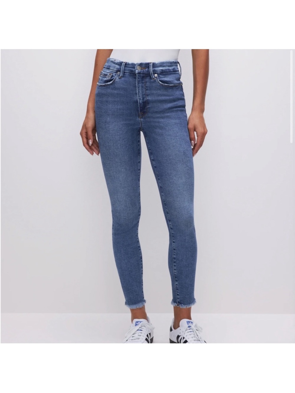Good American Always Fits Good Waist Crop 6-12